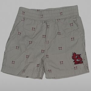 St. Louis Cardinals Tan Shorts Infant Boys Size 24 Months MLB Embroderied Logo